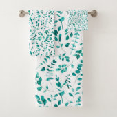 Eukalyptus-Muster Badhandtuch Set (Insitu)