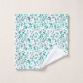 Eukalyptus-Muster Badhandtuch Set (Waschlappen)