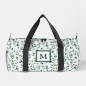 Eukalyptus-Muster Duffle Bag (Rückseite)