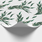 Eukalyptus-Muster Geschenkpapier (Ecke)
