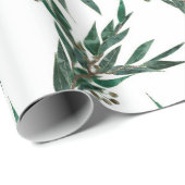 Eukalyptus-Muster Geschenkpapier (Rolleneckpunkt)