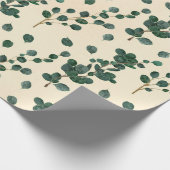 Eukalyptus-Muster Geschenkpapier (Ecke)