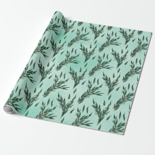 Eukalyptus-Muster Geschenkpapier