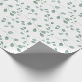 Eukalyptus-Muster Geschenkpapier (Ecke)