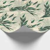 Eukalyptus-Muster Geschenkpapier (Ecke)