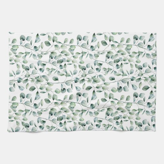 Eukalyptus-Muster Geschirrtuch (Horizontal)