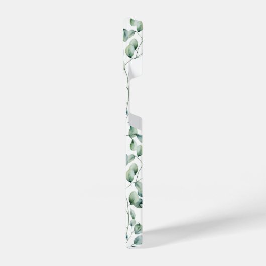 Eukalyptus-Muster iPhone Hülle (Linke Seite)