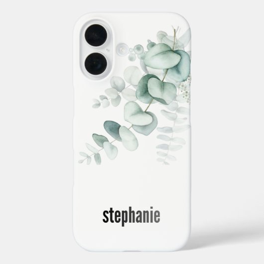 Eukalyptus-Muster iPhone-Hülle Case-Mate iPhone Hülle (Rückseite)