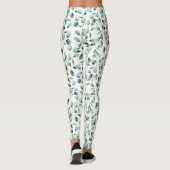 Eukalyptus-Muster Leggings (Rückseite)