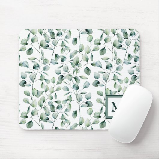 Eukalyptus-Muster Mousepad (Mit Mouse)