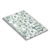 Eukalyptus-Muster Notizblock (Rechte Seite)