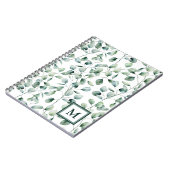 Eukalyptus-Muster Notizblock (Linke Seite)