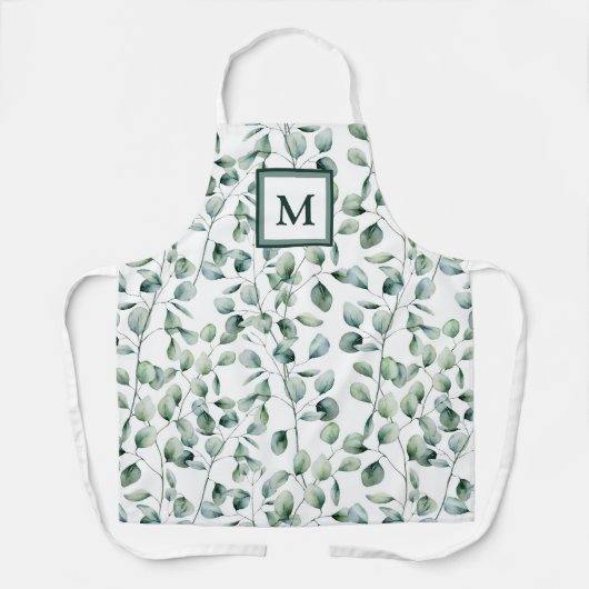 Eukalyptus-Muster Schürze (Vorderseite)