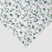 Eukalyptus-Muster Seidenpapier (Ausschnitt)