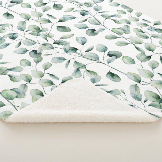 Eukalyptus-Muster Sherpadecke (3/4)