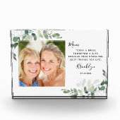 Eukalyptus Mutter der Bride Keepake Fotoblock (Vorderseite)