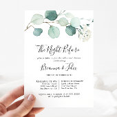 Eukalyptus-Nacht vor dem Probe Einladung