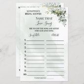 Eukalyptus Name, der das zweisprachige Spiel Dusch (Vorne/Hinten)