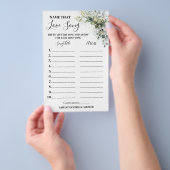 Eukalyptus Name dieser Liebe Song Dusche Spielkart Flyer (Handgriff)