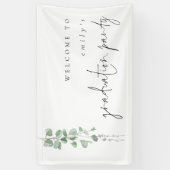 Eukalyptus Name Willkommen bei der Graduierungspar Banner (Vertikal)