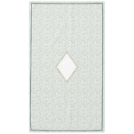 Eukalyptus Natural Christmas & Emerald Border Tabl Tischdecke