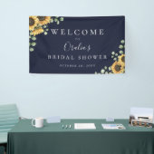 Eukalyptus Navy Blue Banner (Messeveranstaltung)