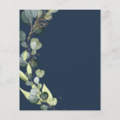 Eukalyptus Navy Blue Greenerity Wedding (Rückseite)