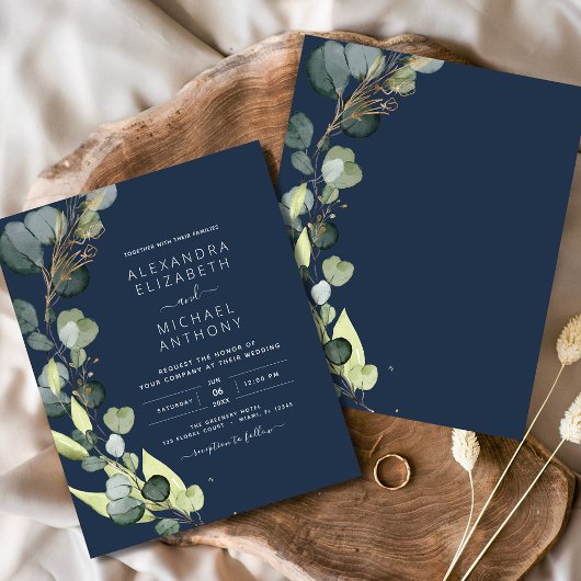 Eukalyptus Navy Blue Greenerity Wedding