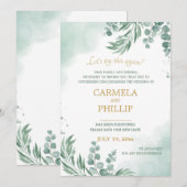 Eukalyptus New Ankündigung Datum freihalten  (Vorne/Hinten)