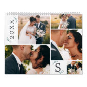 Eukalyptus Newlywed Wedding Fotografie Collage Kalender (Titelbild)