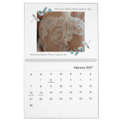 Eukalyptus Newlywed Wedding Fotografie Collage Kalender (Feb 2027)
