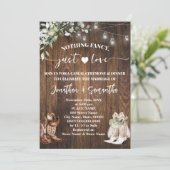 Eukalyptus Nichts Extravagant nur Liebe Lässig Hoc Einladung (Stehend Vorderseite)