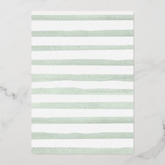 Eukalyptus Niedlich Koala Bear Baby Dusche Gold Folieneinladung (Rückseite)