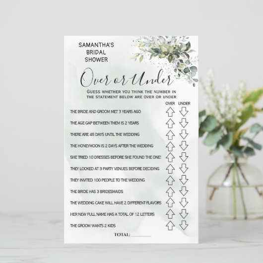 Eukalyptus Ober- oder Unterduschenspiel (Stehend Vorderseite)