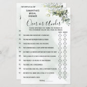 Eukalyptus Ober- oder Unterduschenspiel (Vorne/Hinten)