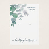 Eukalyptus-Ohrringe-Anzeigetafel (Vorderseite)