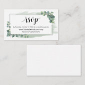 Eukalyptus, Online-UAWG über die Website für Hochz Begleitkarte (Vorne/Hinten)