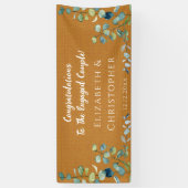 Eukalyptus Orange Herzlichen Glückwunsch Verlobung Banner (Vertikal)