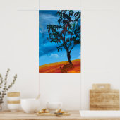 "Eukalyptus" Originalgemälde Akryllisch auf Leinwa Poster (Küche)
