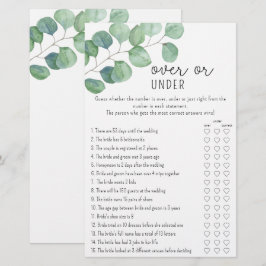 Eukalyptus - Over oder Under Brautparty