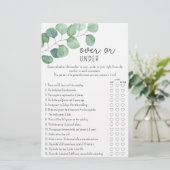 Eukalyptus - Over oder Under Brautparty (Stehend Vorderseite)