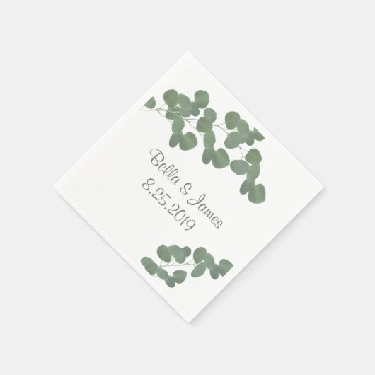 Eukalyptus Paper Napkins Serviette (Ecke)