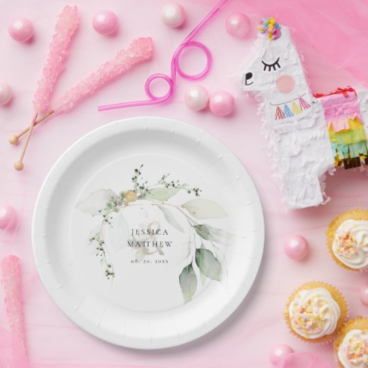 Eukalyptus Pappteller (Party)