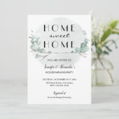 Eukalyptus-Party Einladung (Stehend Vorderseite)