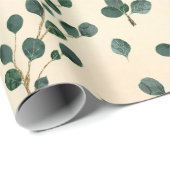 Eukalyptus Pattern Geschenkpapier (Rolleneckpunkt)