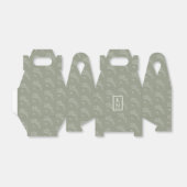 Eukalyptus Pattern Green ID901 Geschenkschachtel (Ungefaltet)