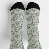Eukalyptus Pattern Socken (Oben)