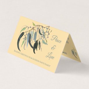 Eukalyptus Peace Liebe Card