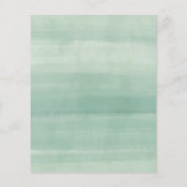 Eukalyptus Peach Watercolor Floral Wedding (Rückseite)