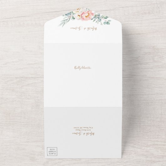 Eukalyptus Peonies All in one Wedite All In One Einladung (Außenbereich)